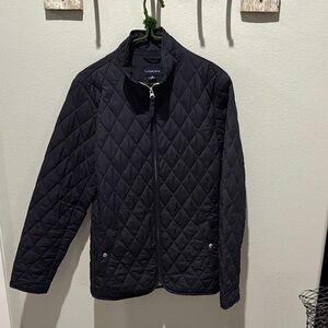 Lands' End Women's Black Quilted Jacket